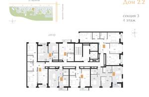 2-к квартира, вторичка, 58м2, 4/16 этаж