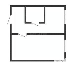 1-к квартира, вторичка, 32м2, 1/4 этаж
