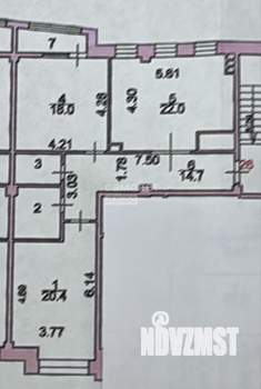 2-к квартира, вторичка, 84м2, 1/4 этаж