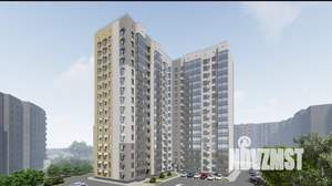 1-к квартира, строящийся дом, 39м2, 3/17 этаж