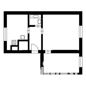 2-к квартира, вторичка, 40м2, 3/5 этаж