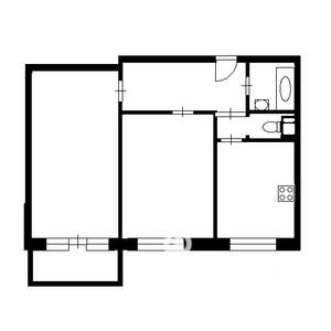 2-к квартира, вторичка, 54м2, 3/5 этаж