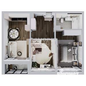 3-к квартира, вторичка, 66м2, 2/21 этаж