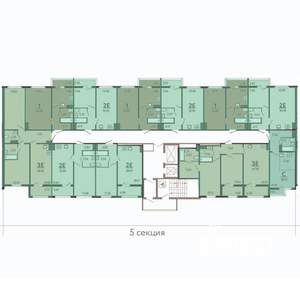 2-к квартира, вторичка, 62м2, 5/17 этаж