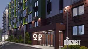 1-к квартира, строящийся дом, 41м2, 8/8 этаж