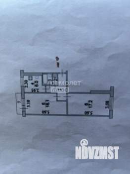 2-к квартира, вторичка, 48м2, 3/5 этаж