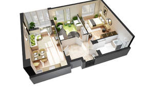 3-к квартира, вторичка, 68м2, 21/21 этаж