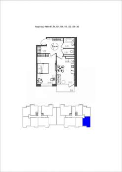 1-к квартира, вторичка, 49м2, 10/10 этаж