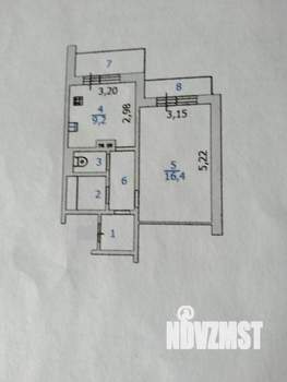 1-к квартира, вторичка, 36м2, 10/10 этаж