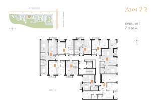 3-к квартира, вторичка, 82м2, 7/16 этаж