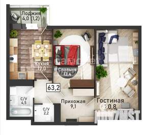 Фото квартиры на продажу (2)