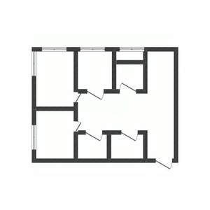 2-к квартира, сданный дом, 57м2, 2/10 этаж