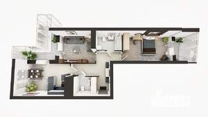 3-к квартира, вторичка, 71м2, 16/21 этаж