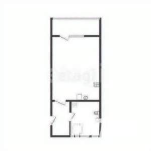 Студия квартира, вторичка, 28м2, 3/10 этаж