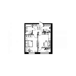 2-к квартира, вторичка, 50м2, 3/12 этаж