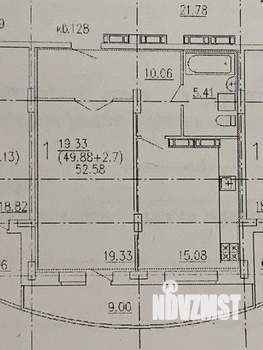 1-к квартира, вторичка, 59м2, 12/16 этаж