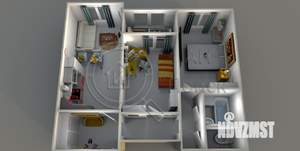 2-к квартира, вторичка, 56м2, 15/18 этаж