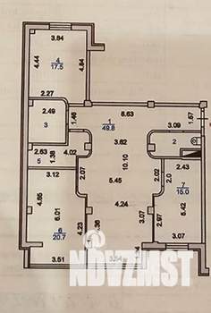 3-к квартира, вторичка, 120м2, 5/16 этаж