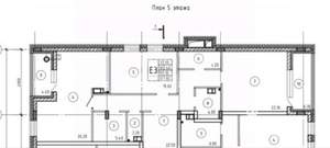 3-к квартира, вторичка, 113м2, 5/6 этаж