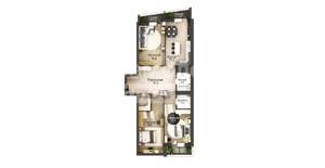 4-к квартира, вторичка, 105м2, 18/21 этаж