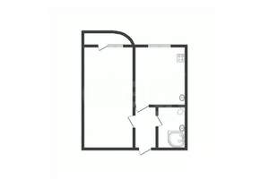 1-к квартира, вторичка, 38м2, 7/18 этаж