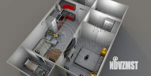 1-к квартира, строящийся дом, 42м2, 3/18 этаж