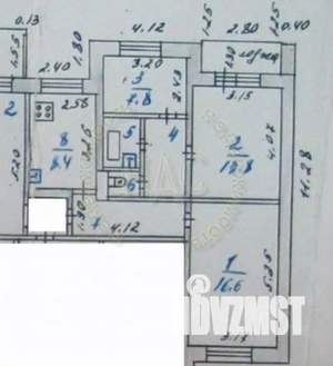3-к квартира, вторичка, 60м2, 2/9 этаж