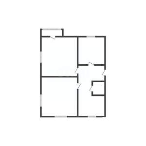 3-к квартира, вторичка, 61м2, 5/5 этаж