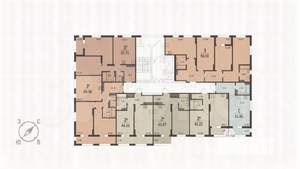 2-к квартира, строящийся дом, 67м2, 1/16 этаж