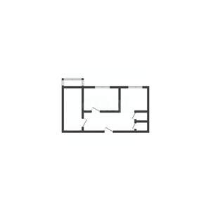 2-к квартира, вторичка, 50м2, 1/10 этаж