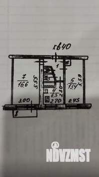 2-к квартира, вторичка, 44м2, 2/5 этаж