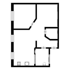 2-к квартира, вторичка, 40м2, 3/5 этаж