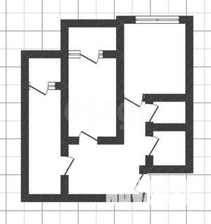2-к квартира, вторичка, 48м2, 4/5 этаж