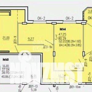 3-к квартира, вторичка, 94м2, 8/9 этаж