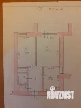 2-к квартира, вторичка, 48м2, 6/9 этаж