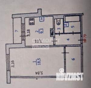 1-к квартира, вторичка, 41м2, 10/10 этаж