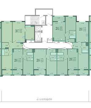 1-к квартира, вторичка, 40м2, 12/17 этаж