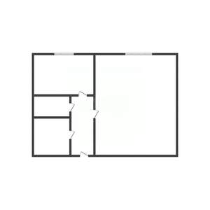 1-к квартира, вторичка, 36м2, 4/4 этаж