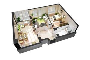 3-к квартира, вторичка, 68м2, 10/21 этаж