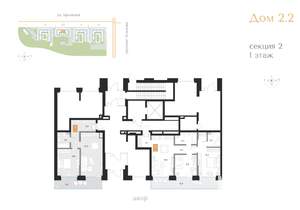 1-к квартира, вторичка, 49м2, 1/16 этаж