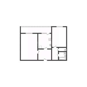 2-к квартира, вторичка, 49м2, 6/9 этаж