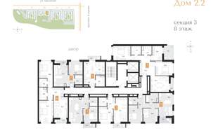 2-к квартира, вторичка, 58м2, 8/16 этаж