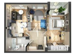 1-к квартира, вторичка, 42м2, 13/21 этаж