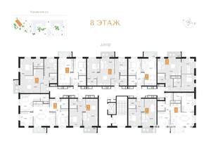2-к квартира, вторичка, 61м2, 8/9 этаж