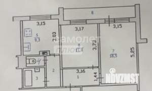 2-к квартира, вторичка, 50м2, 4/10 этаж