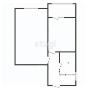 1-к квартира, вторичка, 37м2, 2/17 этаж