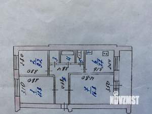 3-к квартира, вторичка, 61м2, 4/5 этаж