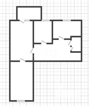 3-к квартира, вторичка, 62м2, 7/9 этаж
