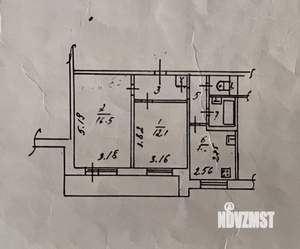 2-к квартира, вторичка, 47м2, 7/9 этаж