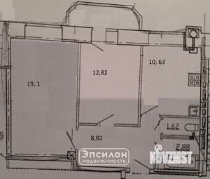 2-к квартира, вторичка, 56м2, 7/9 этаж